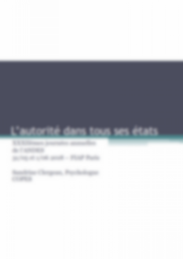 L’autorité dans tous ses états (powerpoint)
